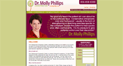 Desktop Screenshot of drmollyphillips.com